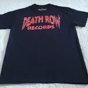 ミュージシャン ralph pop killers T black bandana crew T Death Row Records | Shirts | Death Row Records Paisley Bandana